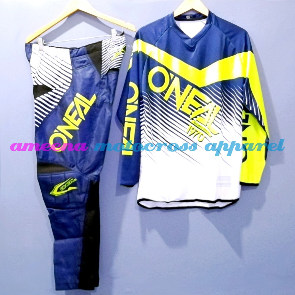 Jerseyset Motocross - Jersey Trail Cross - Gearset Motocross - Jersey &amp; Celana  Fullprint - 041