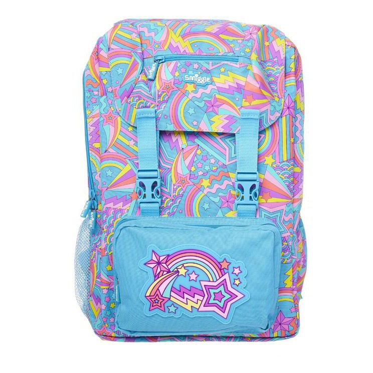 SMIGGLE SNAP FOLDOVER BACKPACK - TAS BACKPACK SMIGGLE - Fuchsia