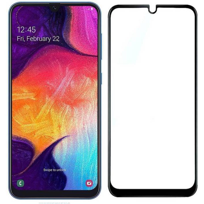 TEMPERED GLASS FULL LEM 5D 9D SAMSUNG GALAXY A30 A30'S ANTI GORES KACA FULL LEM -COVER