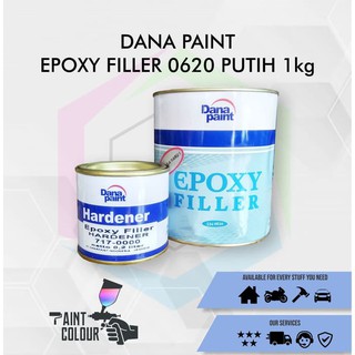  Dana Paint Epoxy  Cat Dasar Filler 0620 WHITE 1kg 