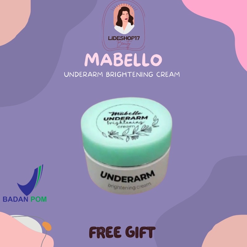 [DIST.RESMI] READY MABELLO UNDERARM CREAM / PENCERAH KETIAK