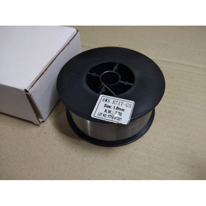Kawat las MIG stainless 0.8mm 1mm berat 1kg