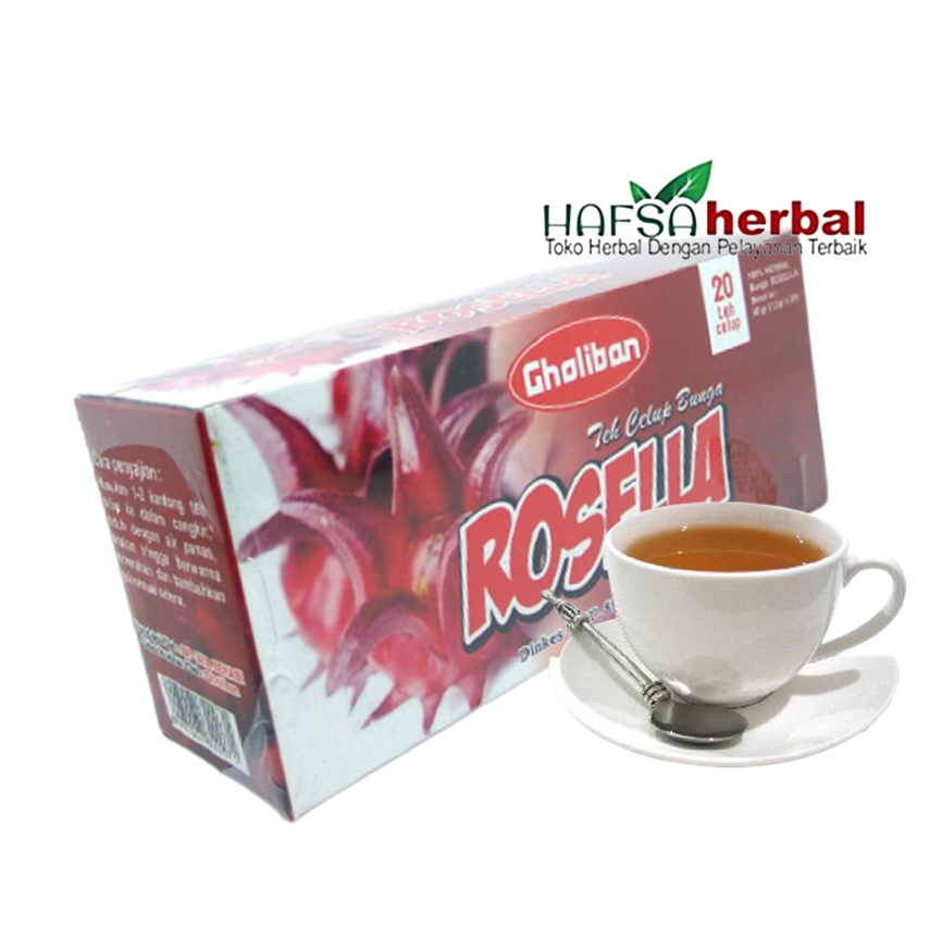 

TEH Celup Rosela Merah / Rosela Gholiban isi 20 tea bag