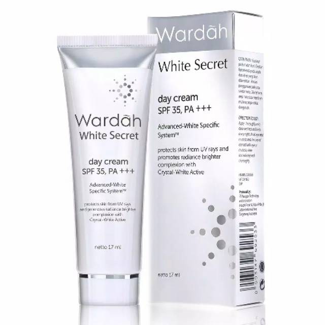 Wardah white secret day cream