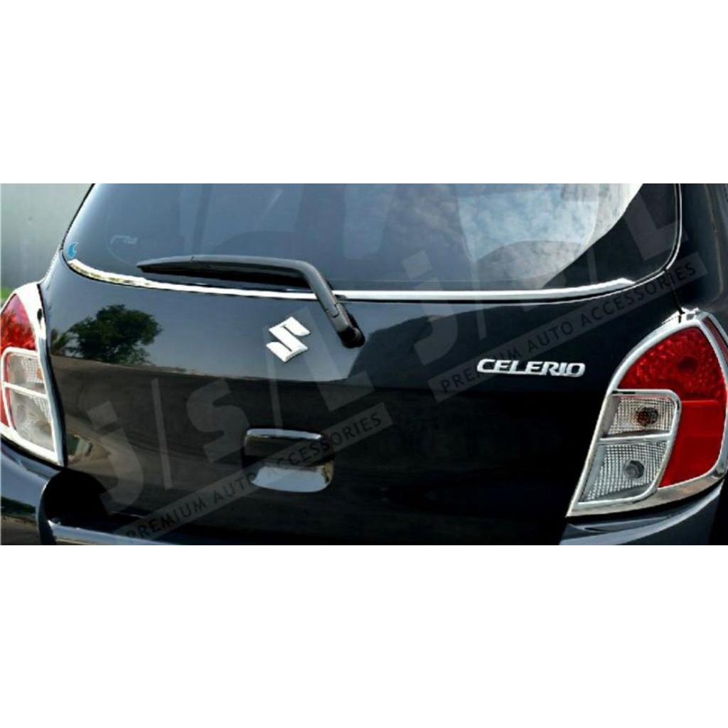 List Kaca Belakang Suzuki Celerio Chrome