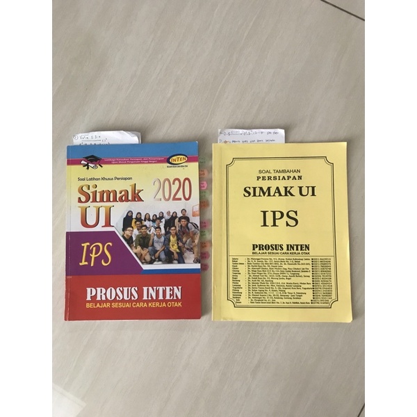 

Buku Inten Soshum Mandiri SIMAK UI Special