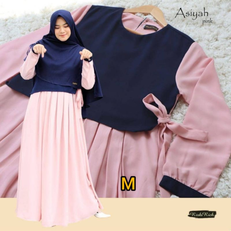 Gamis Asiyah ori Riskirich