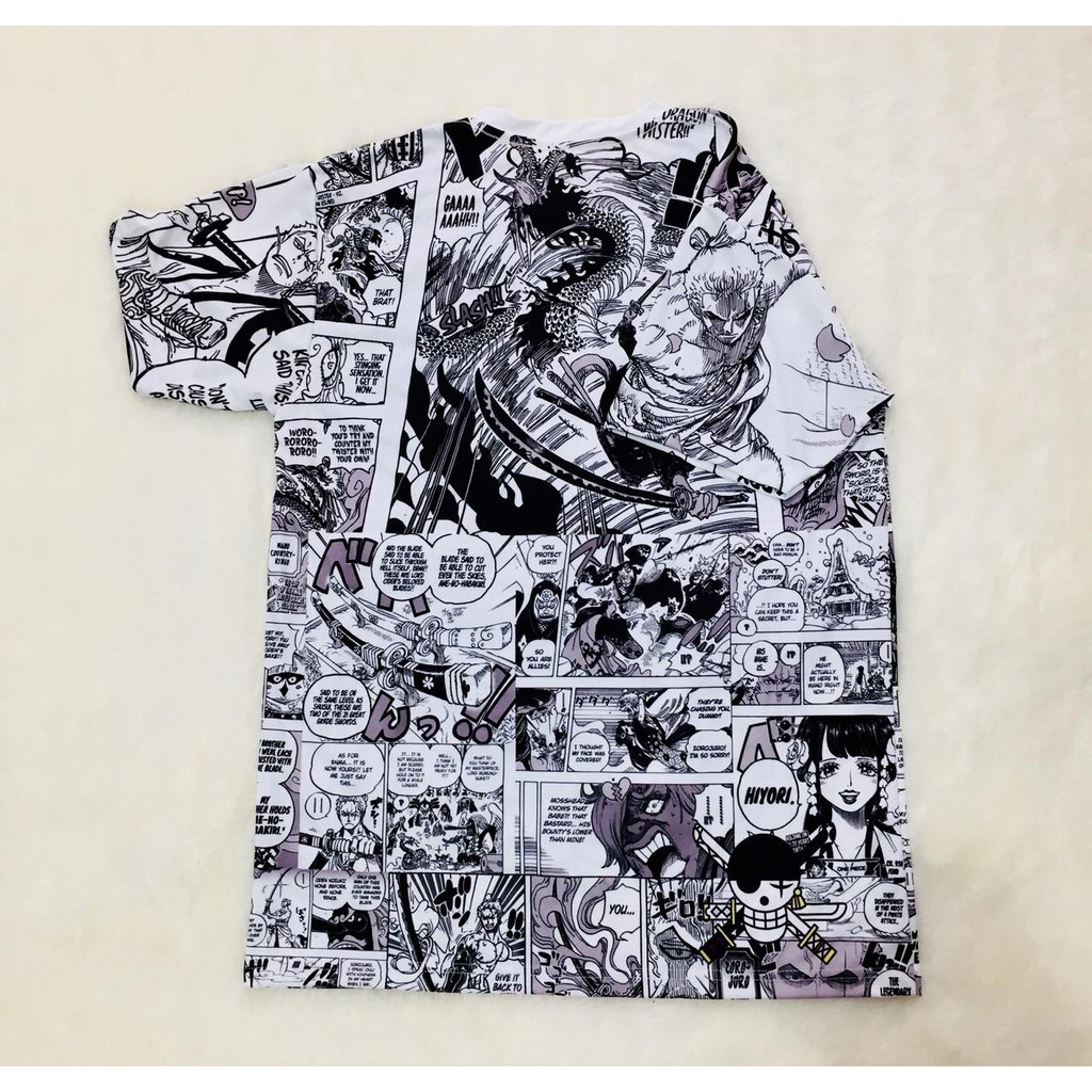 JERSEY ZOROJURO ENMA Fullprint Comics Anime One Piece Manga Premium