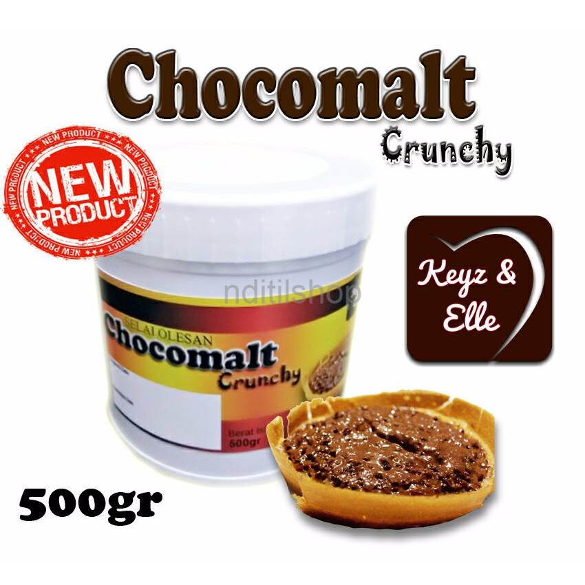 

Chocomalt crunchy keyz and elle 500gr (chocomaltine crunchy)