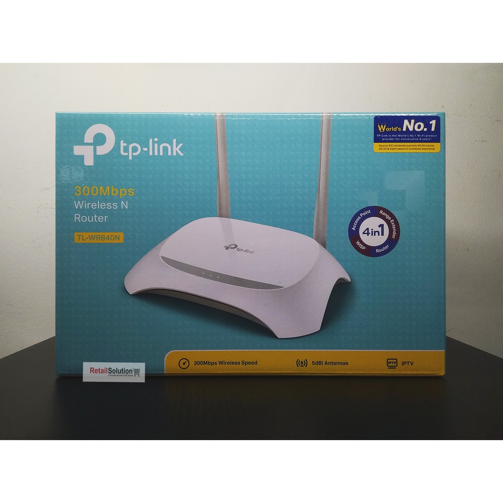 TP Link TL-WR840N Wireless N Router 300mbps