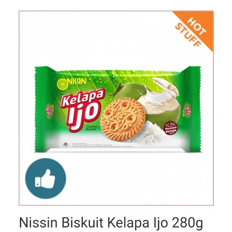 

Nissin Biskuit Kelapa Ijo 280gr