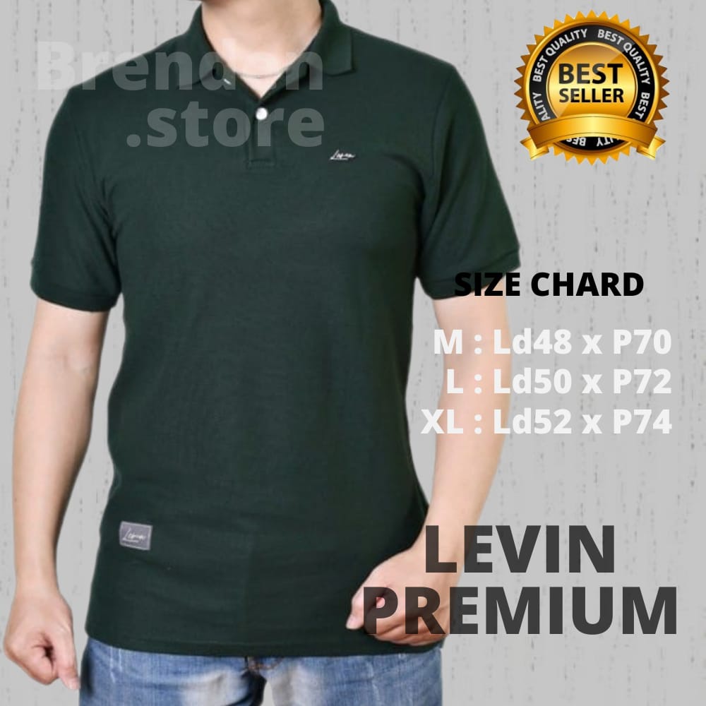 Polo Shirt/Kaos Kerah Pria Premium/Murah/LEVIN PREMIUM