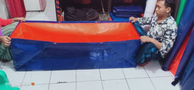 TERPAL KOLAM IKAN MINI UKURAN 150x50x50 TYPE A 12 KOREA.