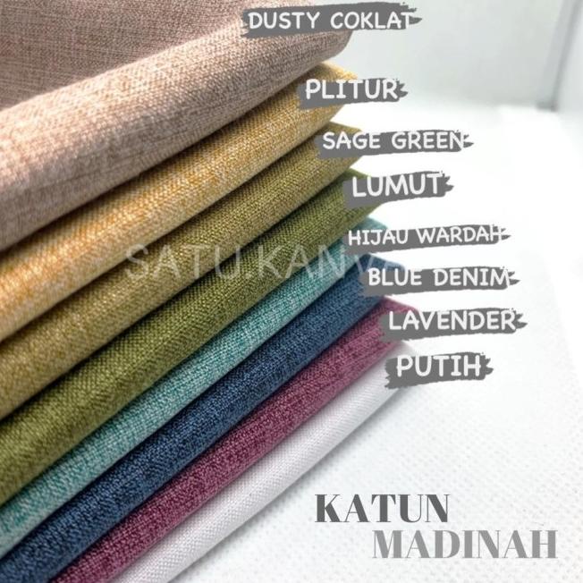 ✲ Kain KATUN MADINAH FODU - Hitam ⅍