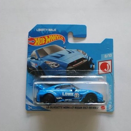 hotwheels hot wheels lb silhouette works gt nissan 35gt rr ver.2 biru