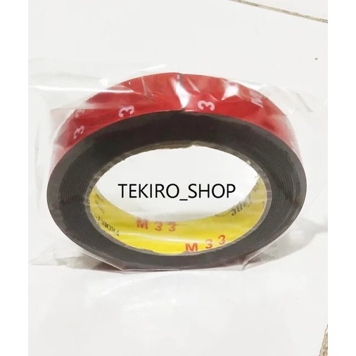 DOUBLE TAPE MERAH MODEL 3M SUPER KUAT