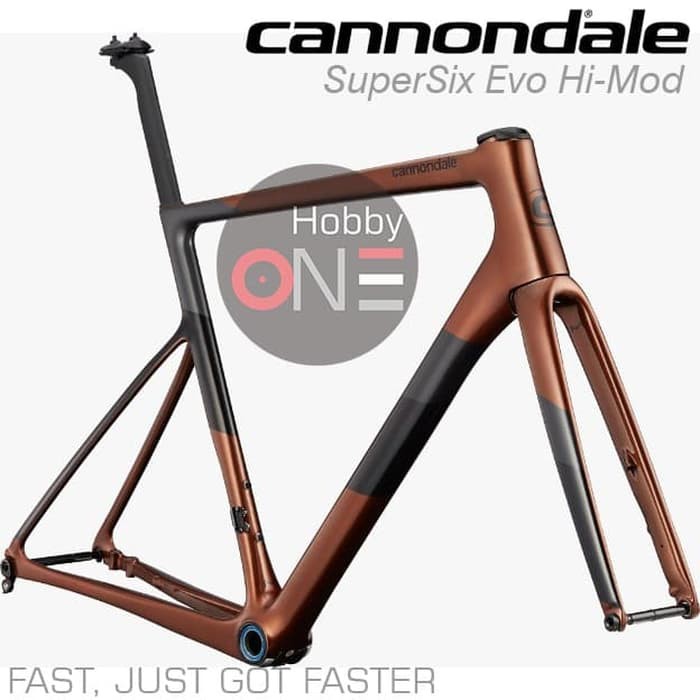 Ho Cannondale 2020 SuperSix Evo HiMod Disc Frame Set Sienna