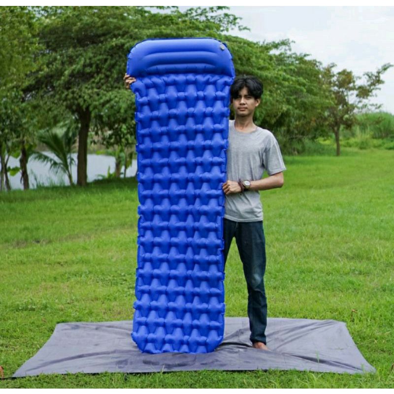 SLEEPING PAD NH18 ULTRALIGH MURAH MATRAS ANGIN TIUP  - TILAM ANGIN - KASUR ANGIN MURAH WITH PILLOW