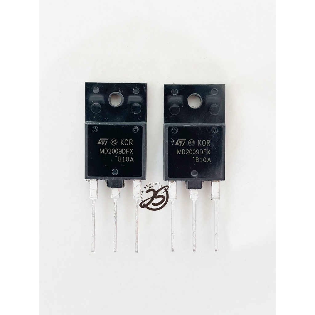 MD2009 DFX ASLI ORIGINAL (1 BUAH) MD2009DFX TRANSISTOR POWER ORI MERK ST MD 2009 DFX