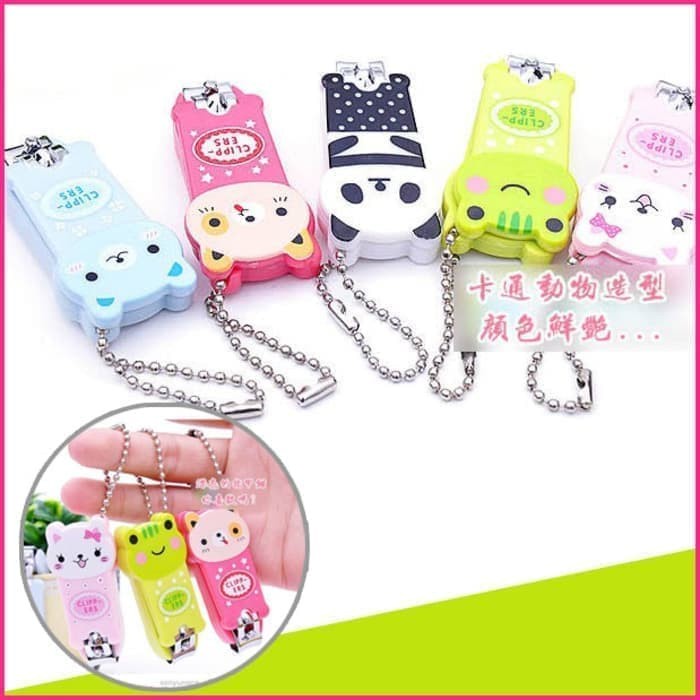 ( DPT 2pcs ) Gunting Kuku Karakter Korea Nail Clipper Bayi Anak Cutter Tangan Kaki