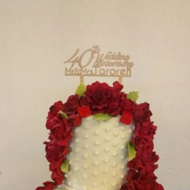 Topper Custom Nama/Tulisan Kayu