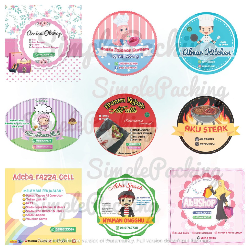 Jasa desain logo olshop online shop | Shopee Indonesia