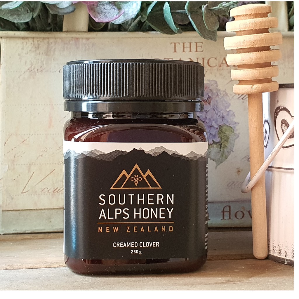 

SOUTHERN ALPS AWARD WINNING RAW CLOVER HONEY, 250g, MADU CLOVER, NEW ZEALAND