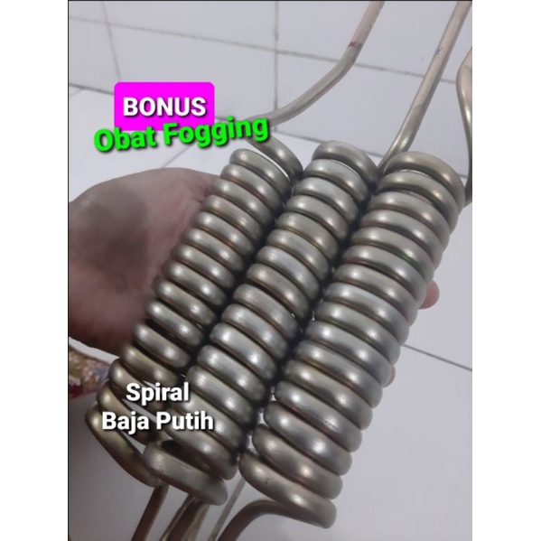 coil pipa alat mesin Fogging mini spiral panjang