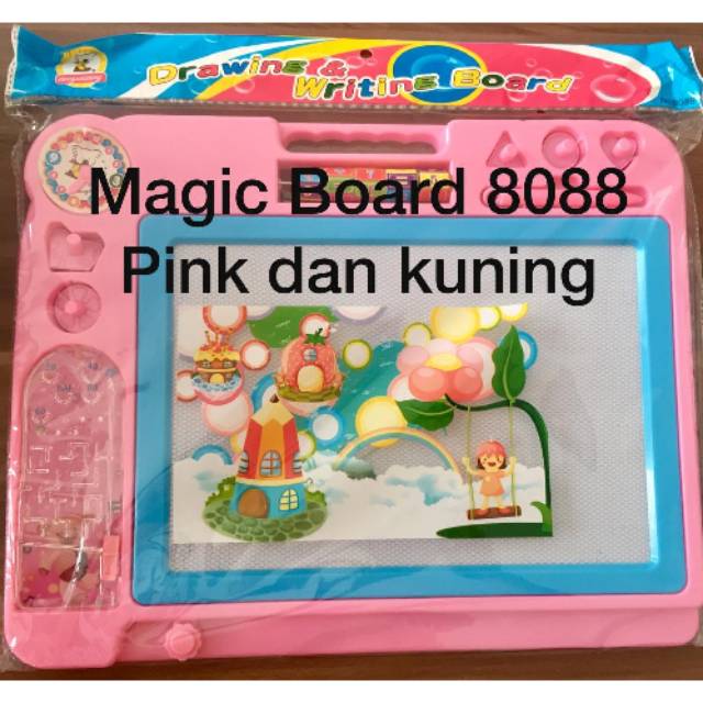 

Magic board, papan tulis ajaib+ mainan, drawing& writing board