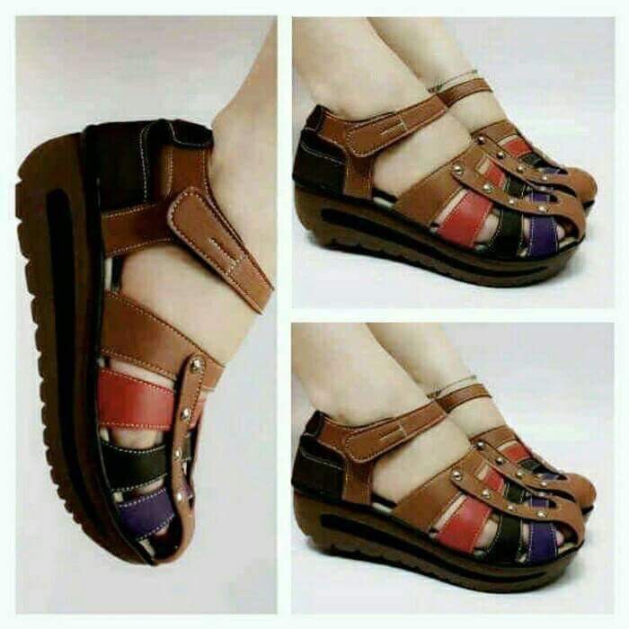 Cafana Sandal Wedges Wanita SDW222 Wedges