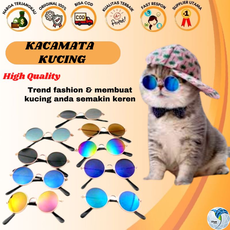 Kacamata kucing Kacamata Anjing Kacamata Hewan Peliharaan anti UV