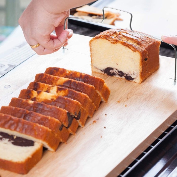 REAL Cake Cutter Pemotong Kue Kawat Slicer Alat Pengiris Lapisan Kue Tart