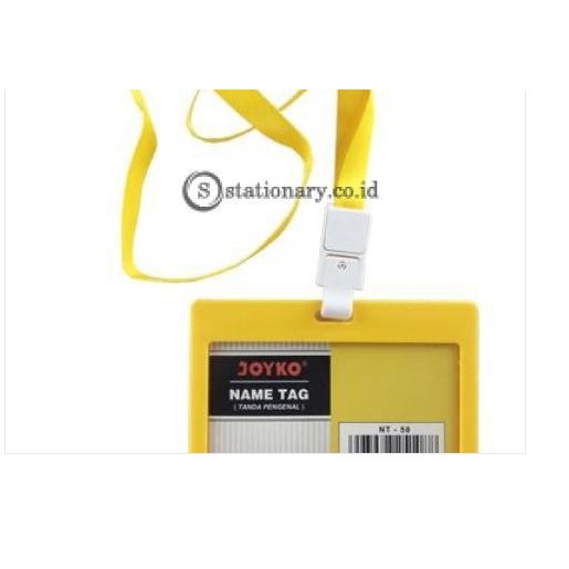 

Joyko ID Card Name Tag With Landyard 54X90mm Landscape NT-58 Yellow