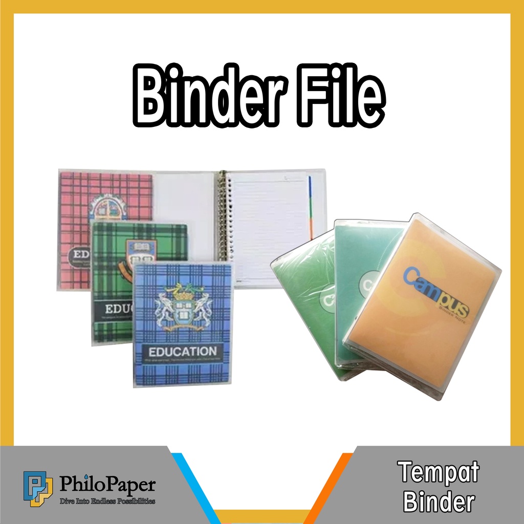 

ATK ~ Tempat Binder / Binder Note / Cover Tempat Binder A5 dan B5