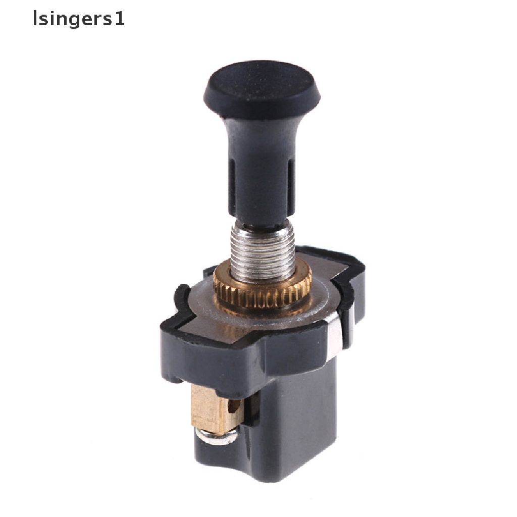 (lsingers1) Terminal Saklar Tekan On-Off 12V