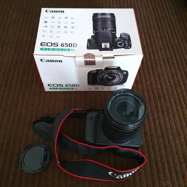 Kamera Canon 650D Kit 18-135mm bekas