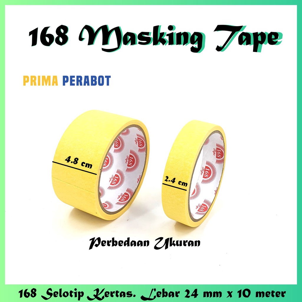 

Lakban Kertas Selotip Solasi Kertas Writable Masking Tape