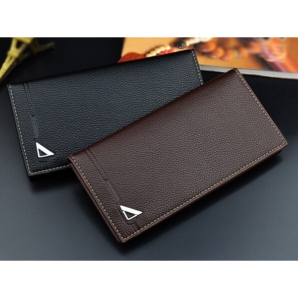 DOMPET LIPAT PRIA KULIT PREMIUM TIPIS SLOT KEREN PANJANG ORIGINAL KARTU FRANCESCO IMPORT COWOK BANYAK BATAM BRANDED MURAH