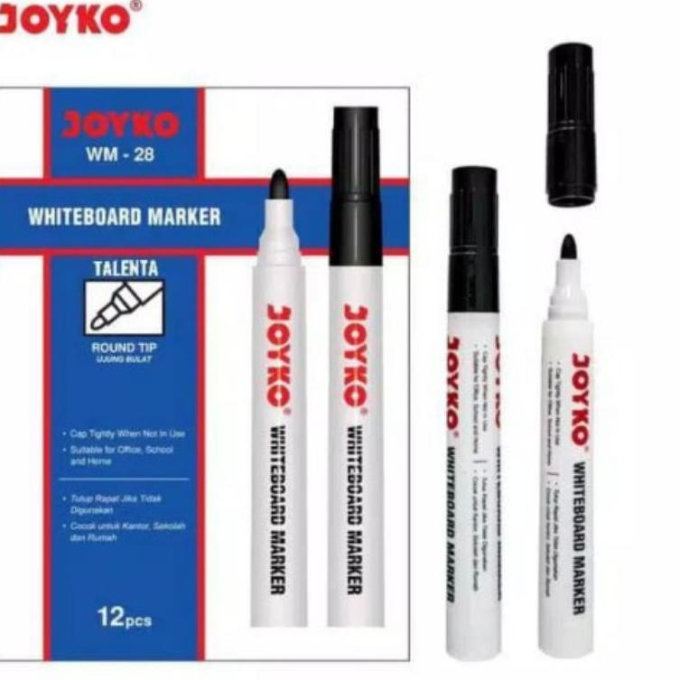 

⸨ViX♝⸩ ⭐️ Spidol Whiteboard Joyko WM-28 ( 12 pcs ) //Promo harian
