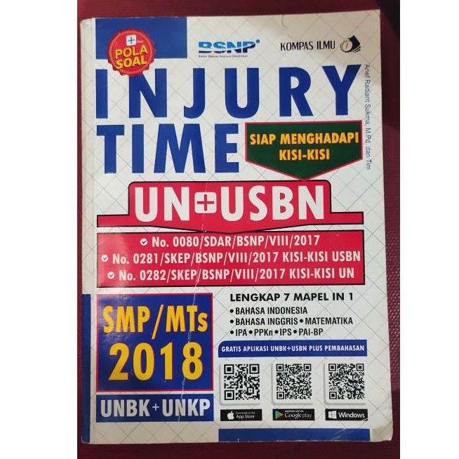 Injury Time UN USBN SMP 2018