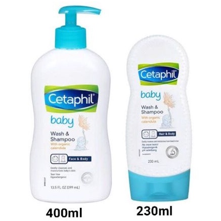 Cetaphil Baby Gentle Wash &amp; Shampoo With Calendula - Cetapil Sabun Shampo Bayi 2in1