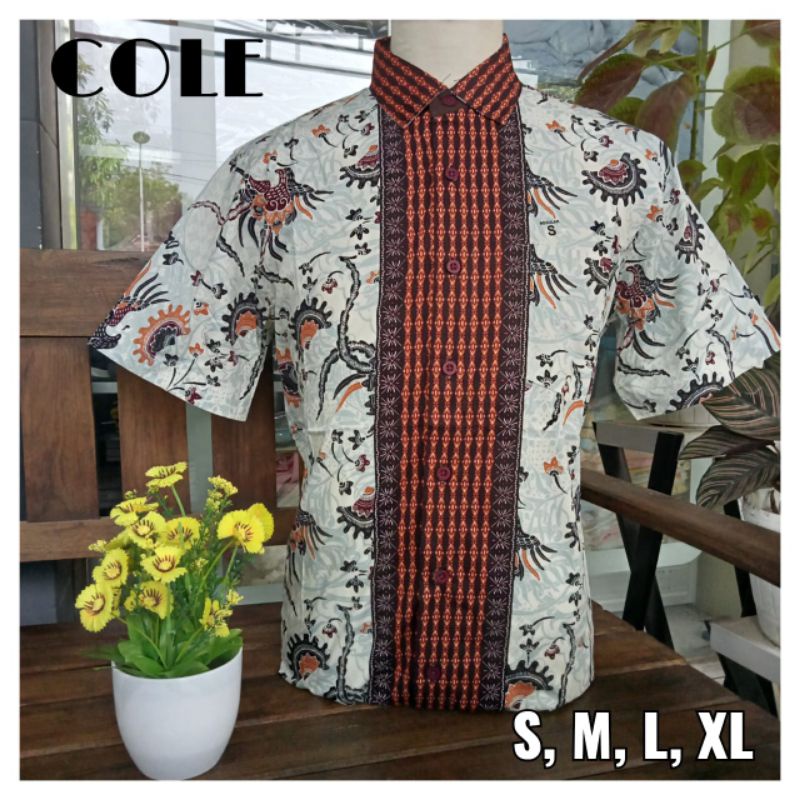 Kemeja Batik Cole (S,M)