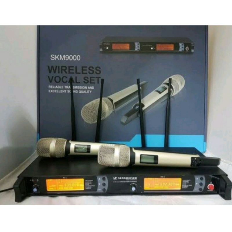 MIC WIRELESS SENNHEISER SKM9000 MIC SENNHEISER SKM 9000 4 ANTENA