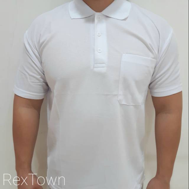 Kaos Kerah Wangki Lacost Polos Pria Dewasa