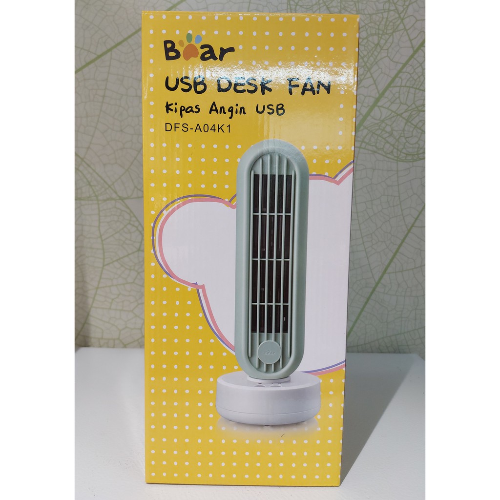 KIPAS ANGIN USB PORTABLE 7.5W / KIPAS ANGIN MEJA / PINK/GREEN