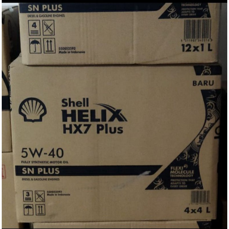 SHELL HELIX HX7 SN PLUS 5W-40 FULLY SYNTHETIC 4000ml 4L PERDUS