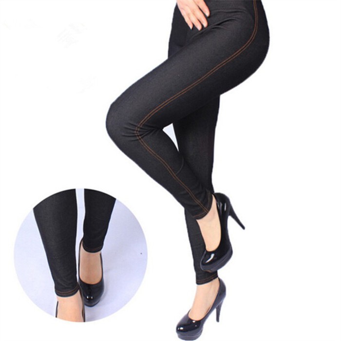 JEGGING PANJANG WANITA STD / CELANA LEGGING JEANS STD BISA COD