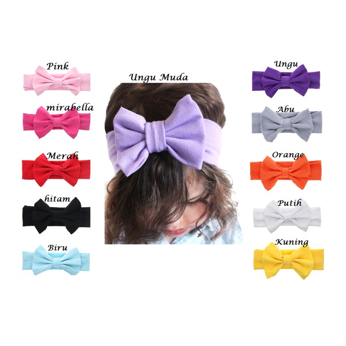 Headband Bayi Manis Kalem/ Bando Bayi Manis