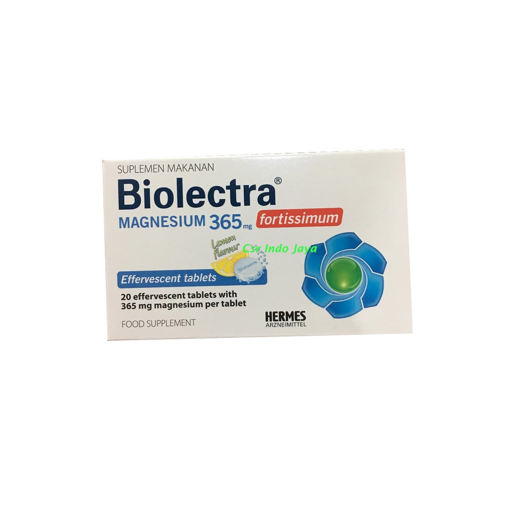 Biolectra Suplemen Makanan 365mg Magnesium Ori