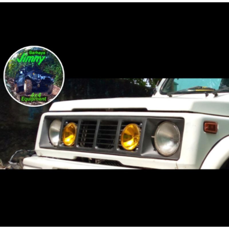 GRILL JA71 GRILLE JIMNY KATANA SET LAMPU KABUT REPLIKA BERKUALITAS PNP